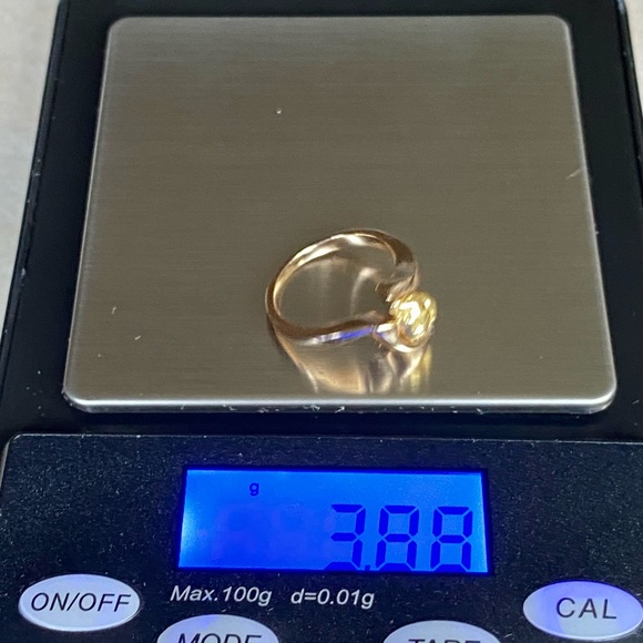 14K Yellow Gold Nugget Vintage Ring - Picture 15 of 15